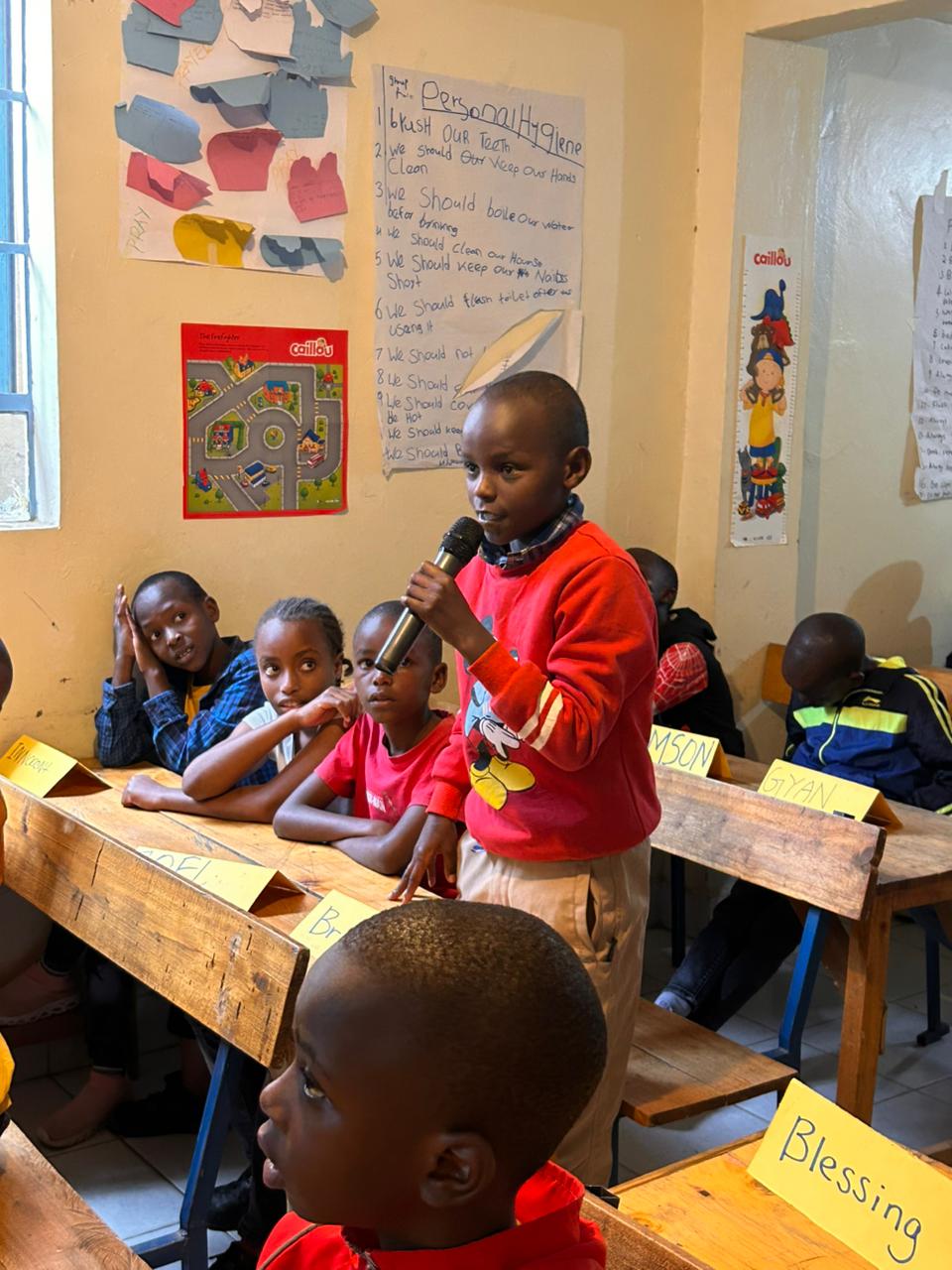 029. Rongai Sunday school - Brian answering the Bible quiz.jpg